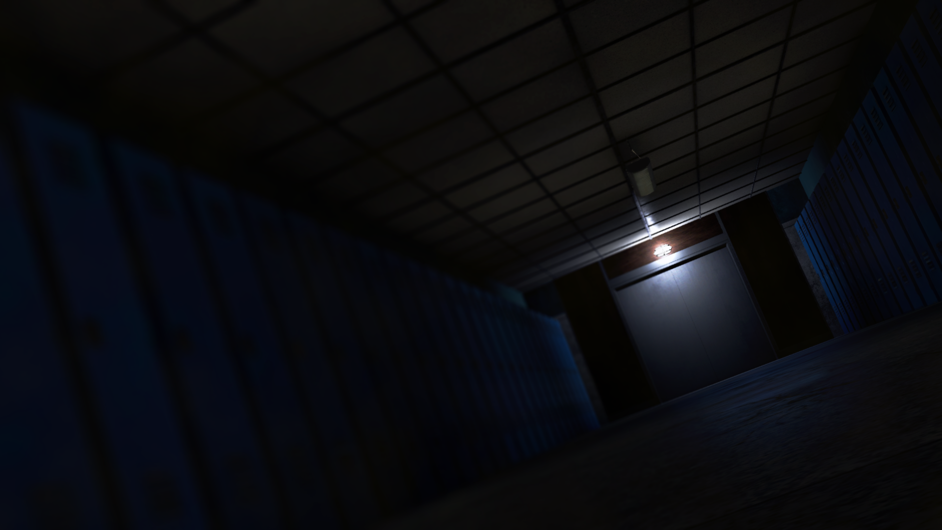Darkensum · shopping mall environment