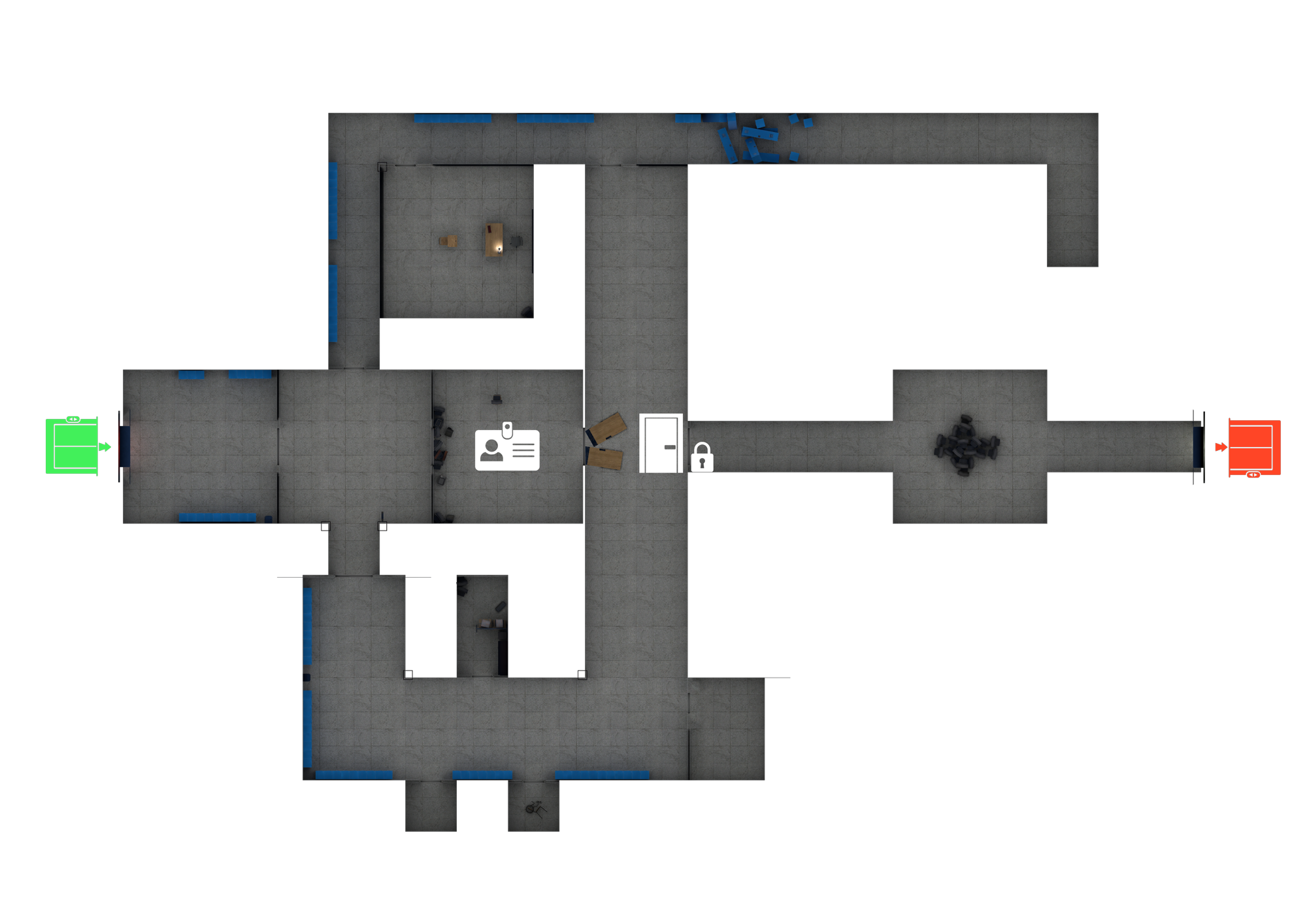 Darkensum · School floor prototype layout