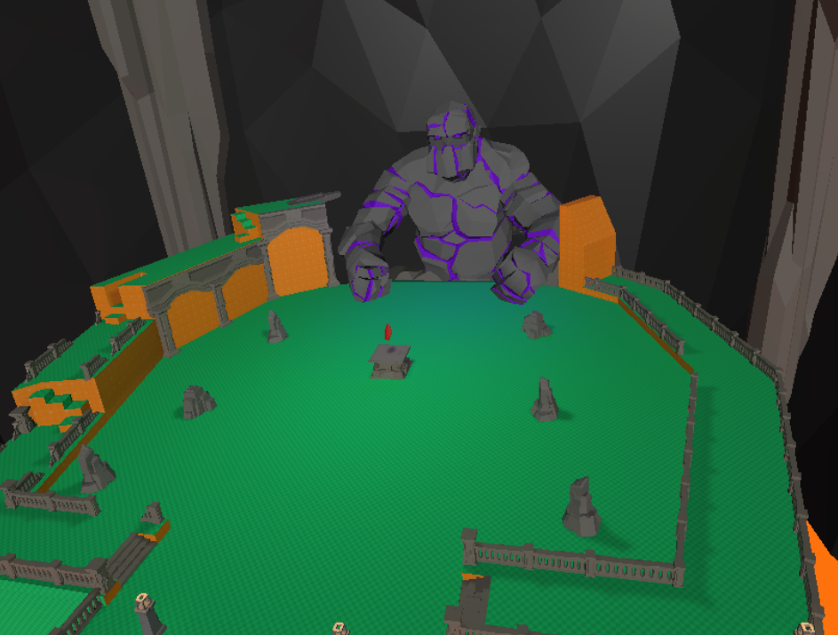 Rune Tales: Underground · Zone 6 Final Boss Room prototype layout